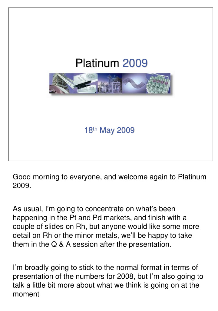 platinum platinum 2009 2009