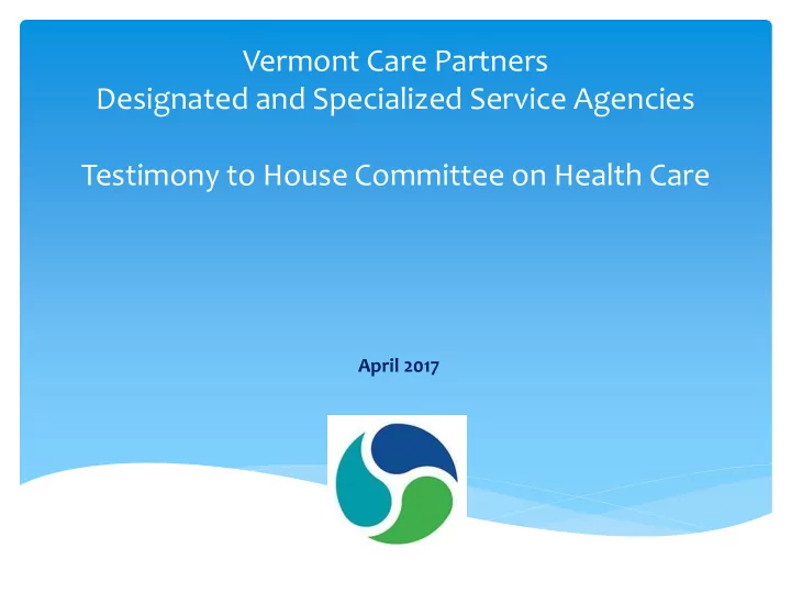 vermont care partners