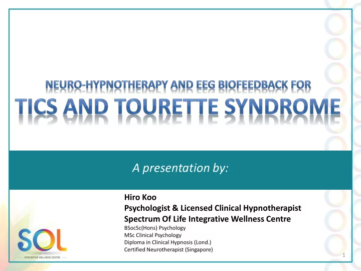 a presentation by