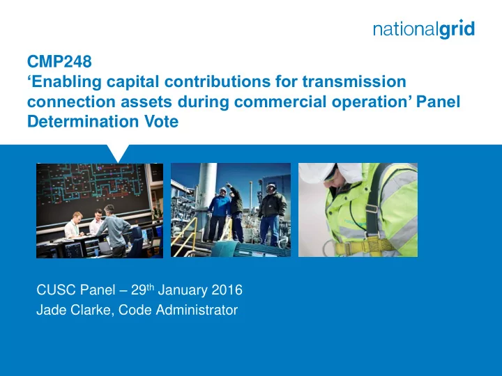 cmp248 enabling capital contributions for transmission