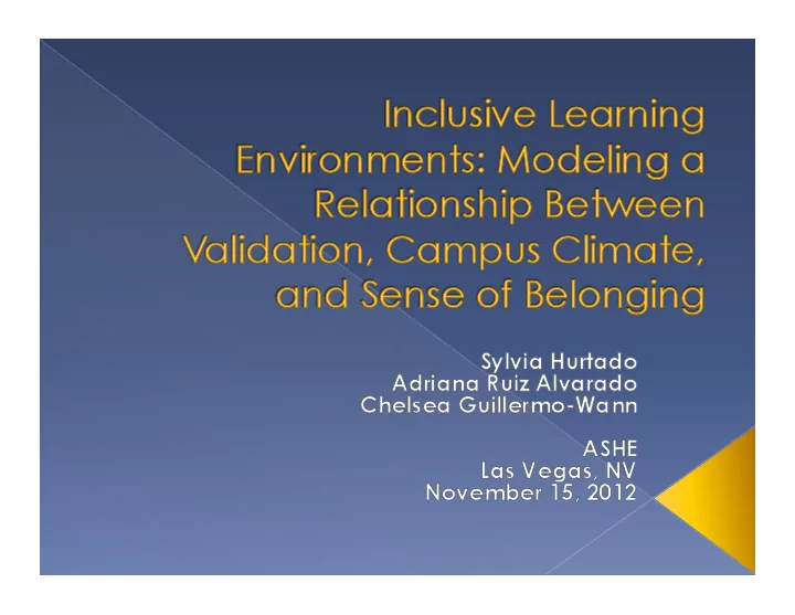 landscape of higher education is growingly diverse