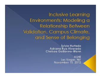 Landscape of higher education is  growingly diverse  including students  attending in