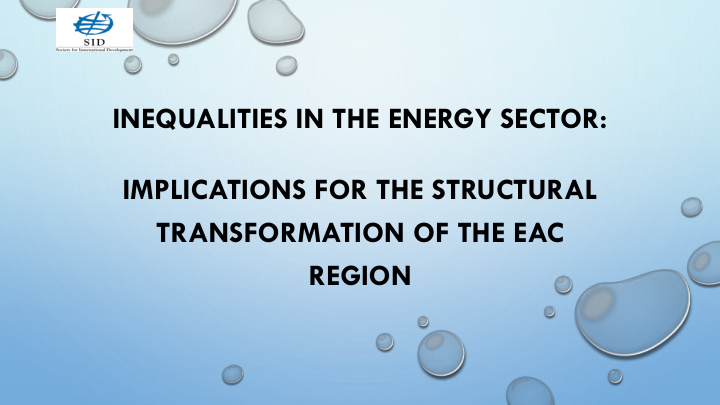 transformation of the eac