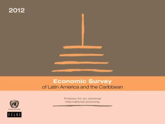 Contents of the Economic Survey 2012  I. Macroeconomic trends in Latin America and the  Caribbean