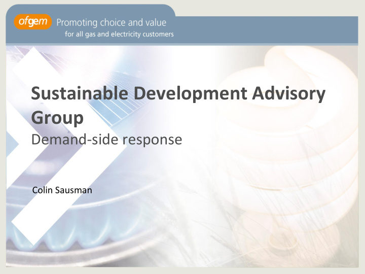 sustainable development advisory group