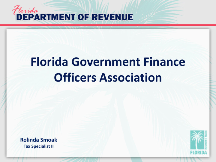 florida government finance officers association