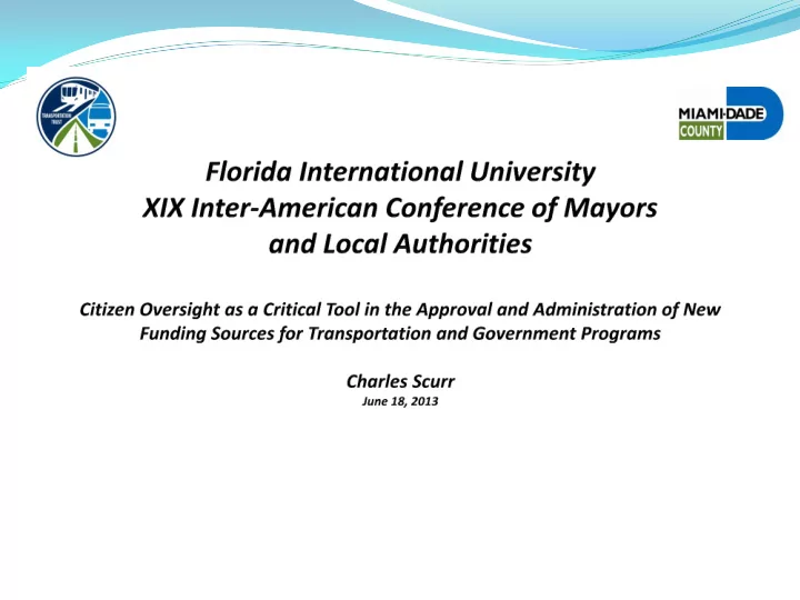 overview of the transportation trust on november 5 2002
