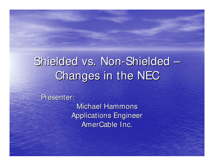 shielded vs non shielded shielded shielded vs non changes