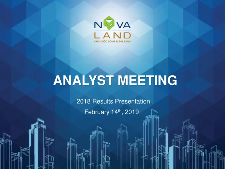 analyst meeting