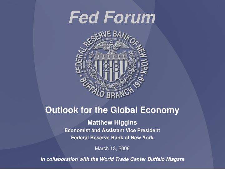 fed forum