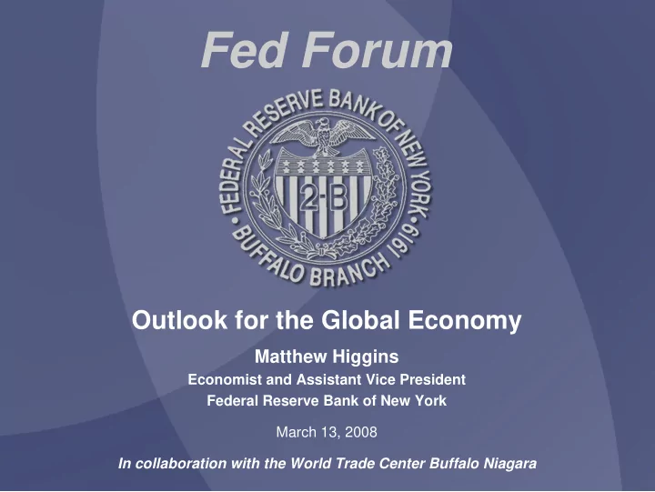fed forum