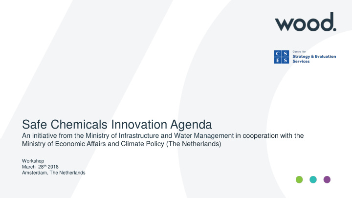 safe chemicals innovation agenda