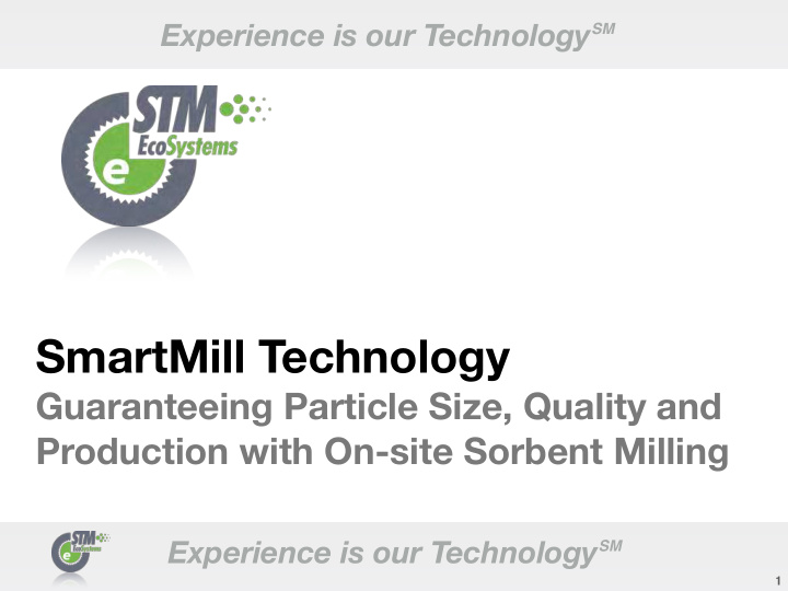 smartmill technology