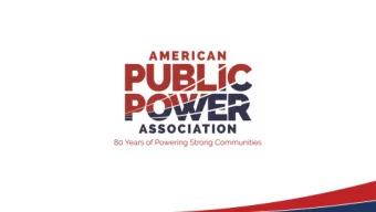 APPA Update:  Public Power Forward  JOY DITTO  President &amp; CEO  American Public Power