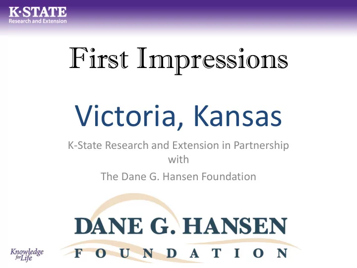 victoria kansas