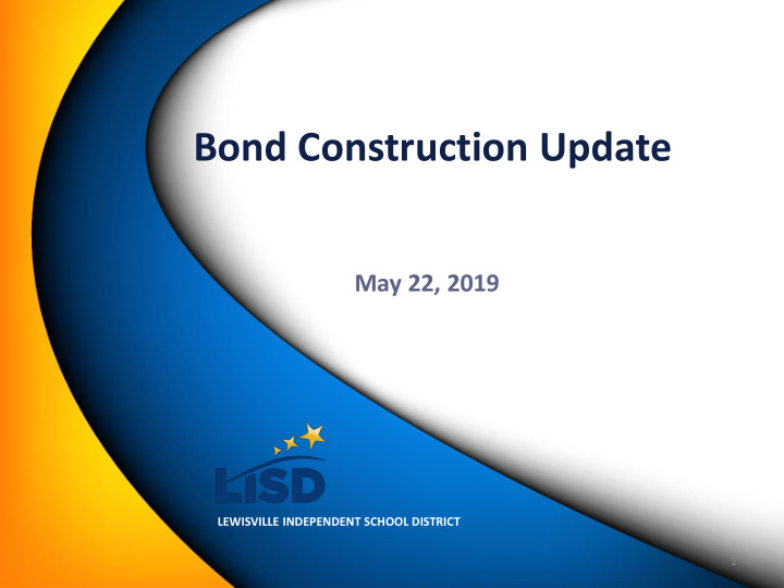 bond construction update