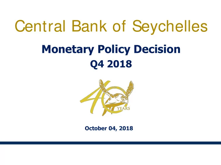 central bank of seychelles