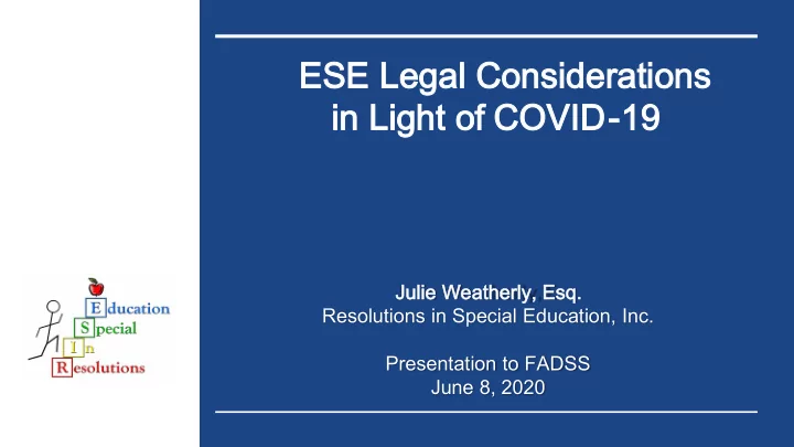 ese legal considerations ese legal considerations in