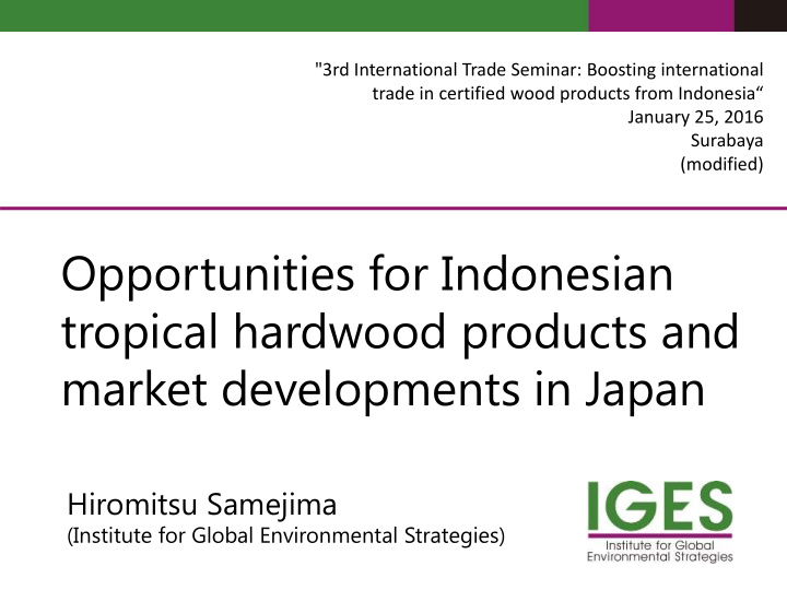 opportunities for indonesian