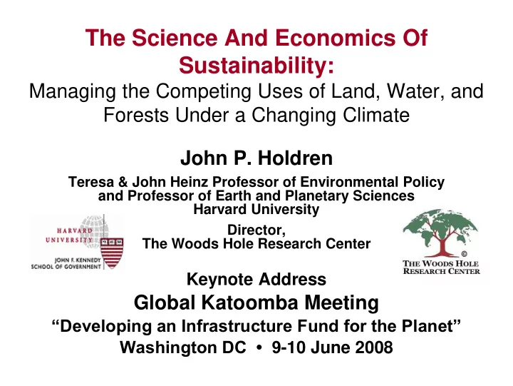 the science and economics of