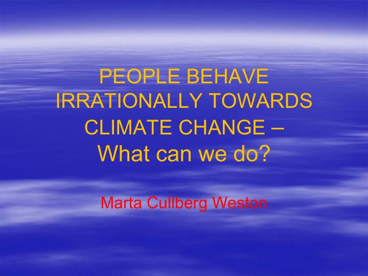 what can we do