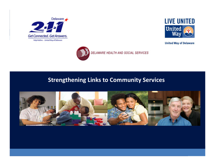 strengthening links to community services
