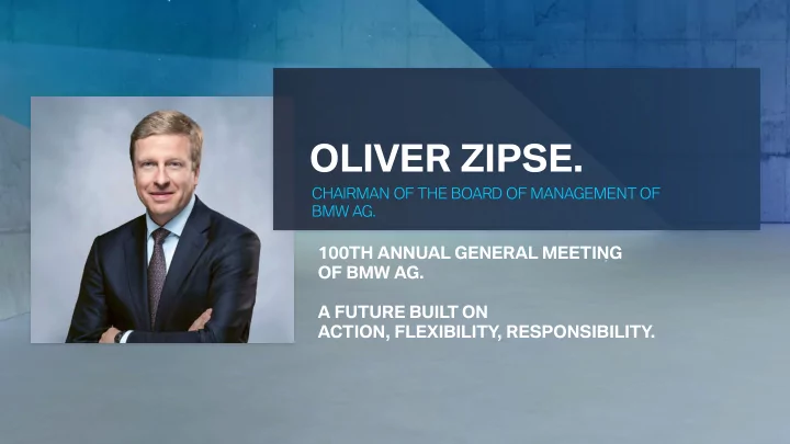 oliver zipse