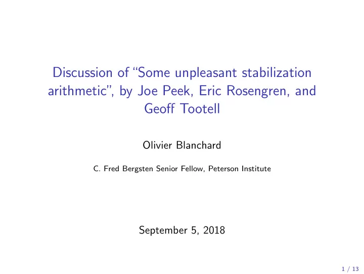 discussion of some unpleasant stabilization arithmetic by