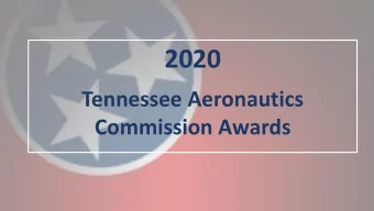 2020  Tennessee Aeronautics  Commission Awards  2020  Peoples Choice  Award  Peoples Choice