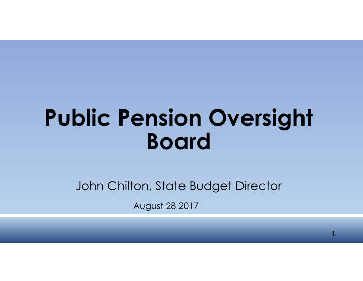 public pension oversight board