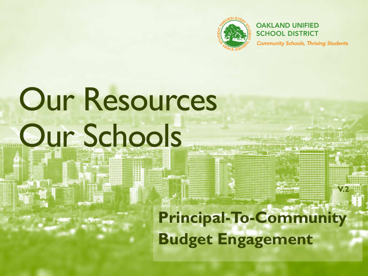 our resources our schools