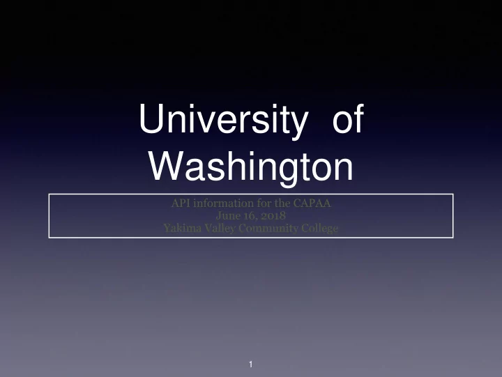 university of