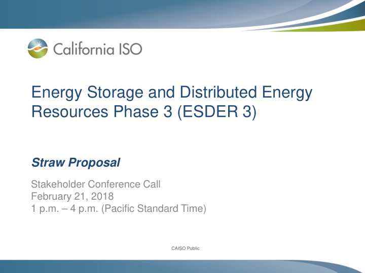 energy storage and distributed energy resources phase 3
