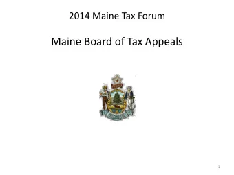 1  What we are:  An independent Board of three individuals  appointed by the Governor to resolve