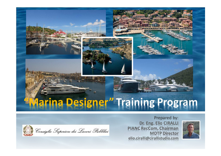 marina designer training program