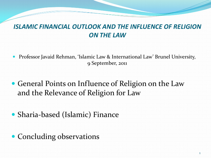 professor javaid rehman islamic law international law