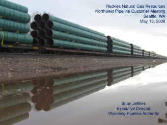 Rockies Natural Gas Resources  Northwest Pipeline Customer Meeting  Seattle, WA  May 13, 2008