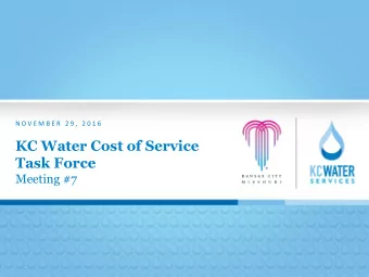 Task Force  Meeting #7  Meeting Agenda  Other Sources of Revenue    Rate Structure Differences