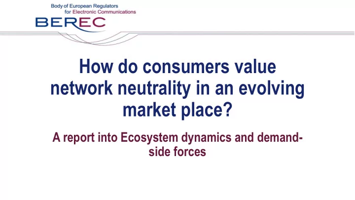 how do consumers value