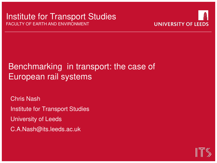 european rail systems