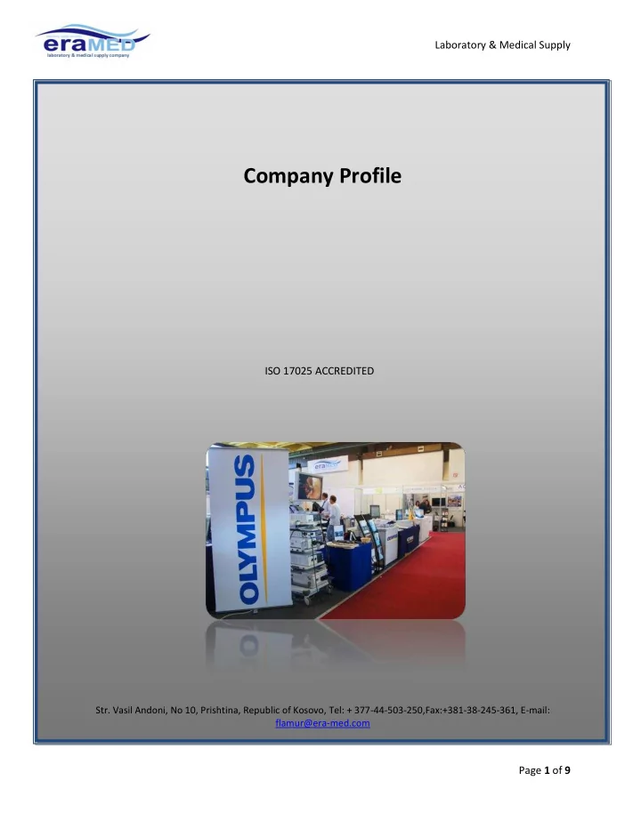 company profile