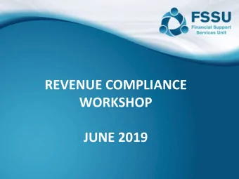 REVENUE COMPLIANCE  WORKSHOP  JUNE 2019  Revenue Compliance  Payroll  RCT  VAT  2  AGENDA