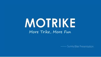 More Trike, More Fun  2 Person Surrey Bike (MS-2) Technical Data Components Overall width 105 cm