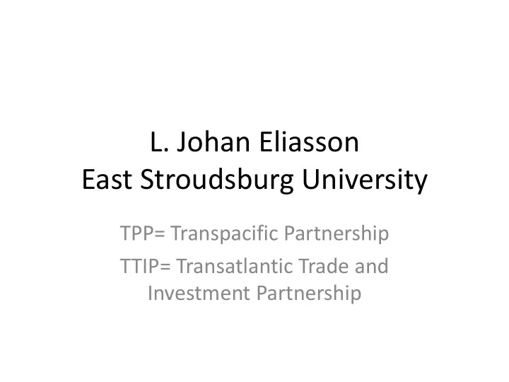 east stroudsburg university