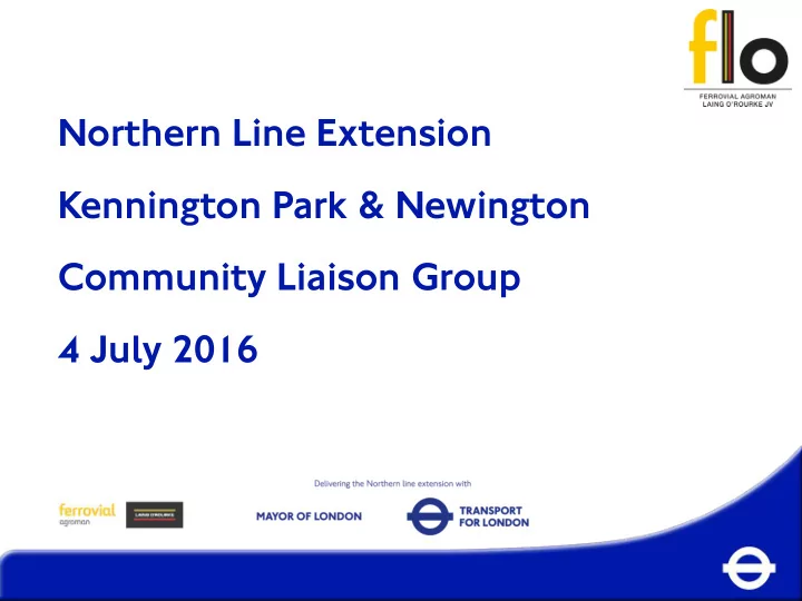 northern line extension kennington park newington