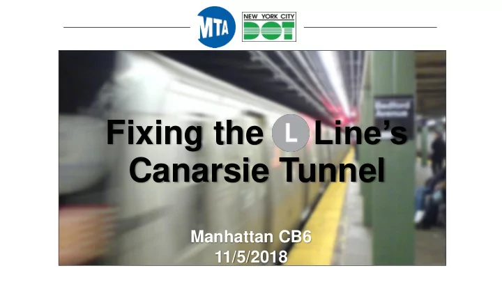 canarsie tunnel