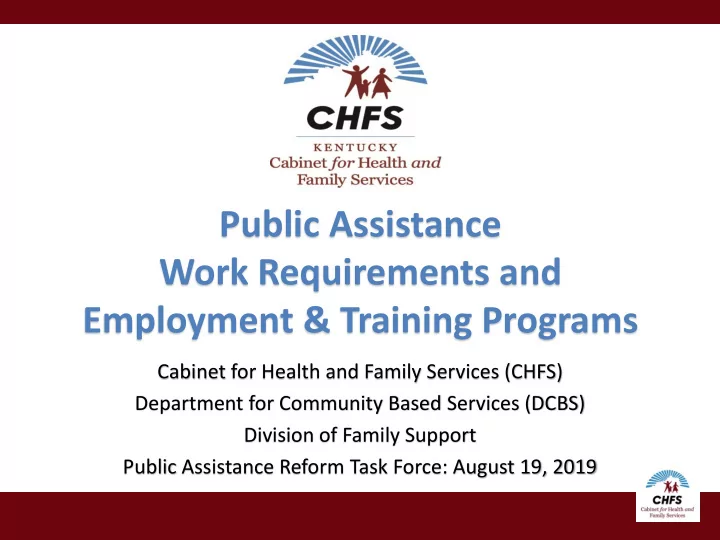 work requirements and