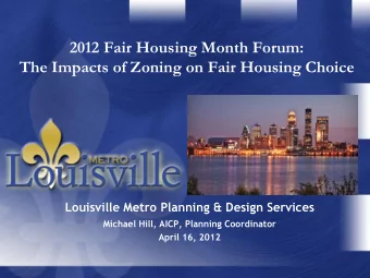 Planning &amp; Zoning in Louisville, KY   Kentucky Revised Statutes (KRS)  Chapter 100