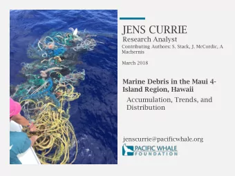 JENS CURRIE  Research Analyst  Contributing Authors: S. Stack, J. McCordic, A  Machernis  March