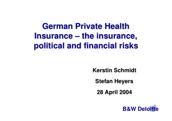 German Private Health  German Private Health  Insurance    the insurance,  the insurance,